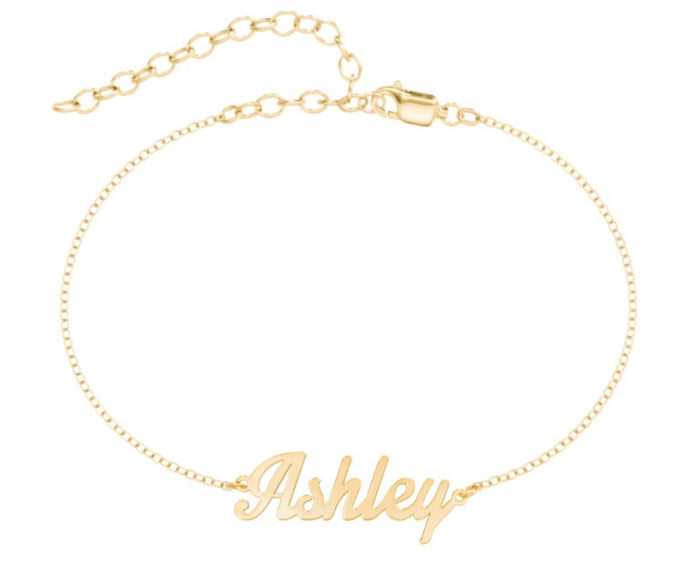 Custom Name Anklet